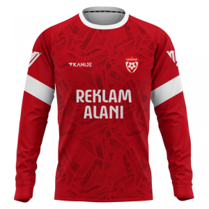 Kanije Kaleci Uzun Kollu Forma - Kırmızı - KL003