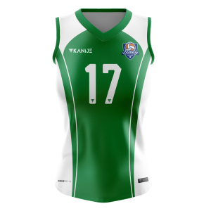 Kanije Kadın Tek Üst Voleybol Forma - Yeşil - BV004